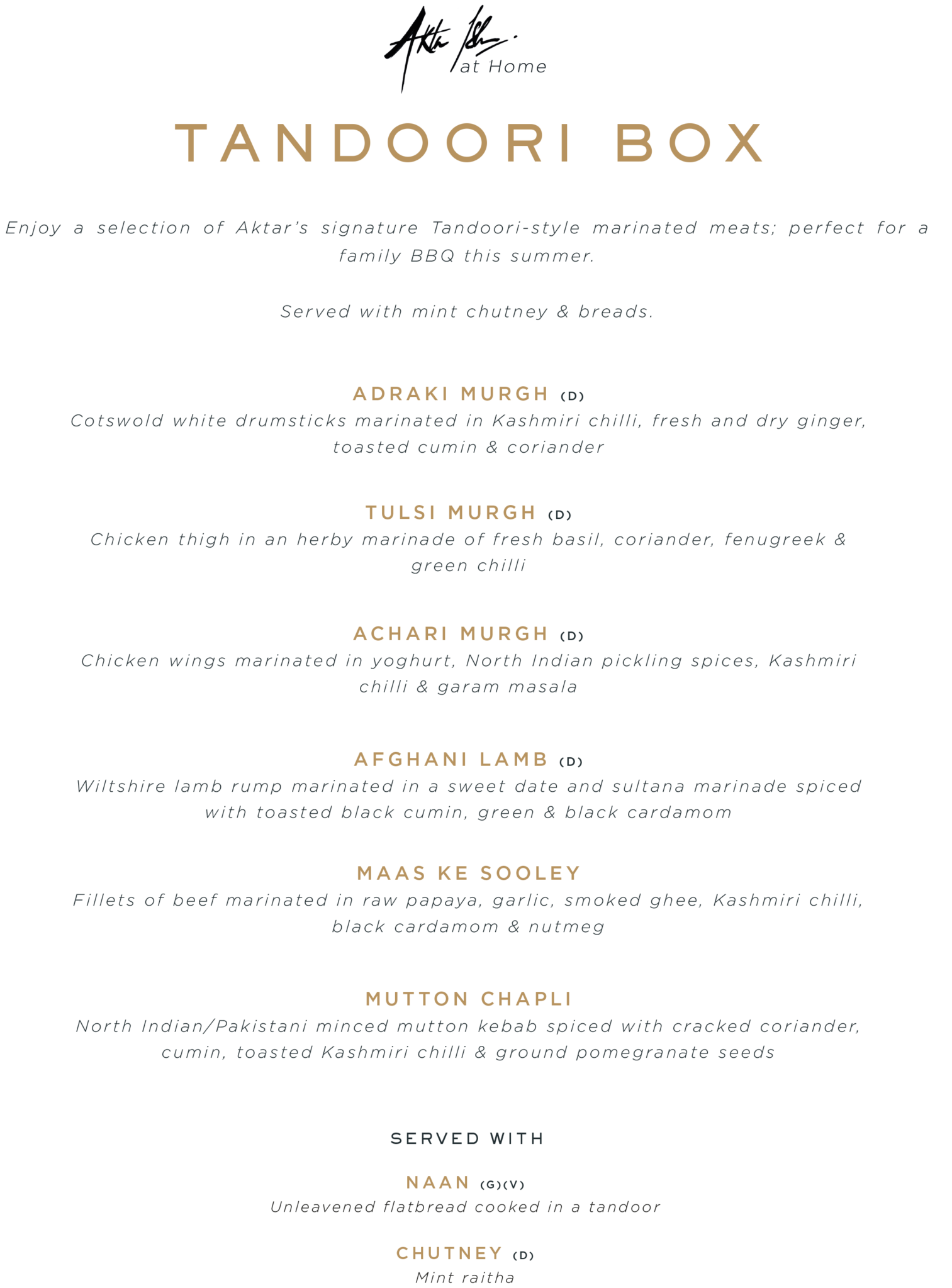 Curry in a box Delivery Aktar at Home Curry Delivery