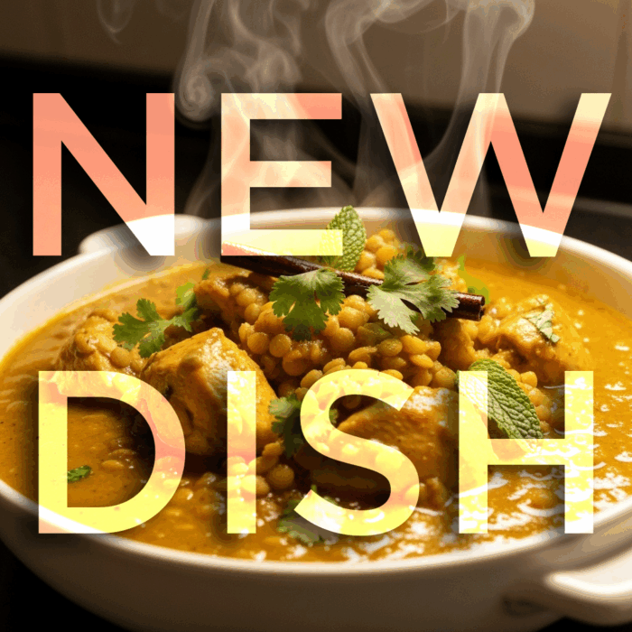 Chicken Dhansak - NEW DISH